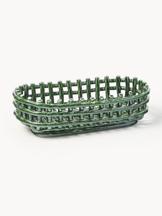 Handmade Ceramic Storage Basket Nalan