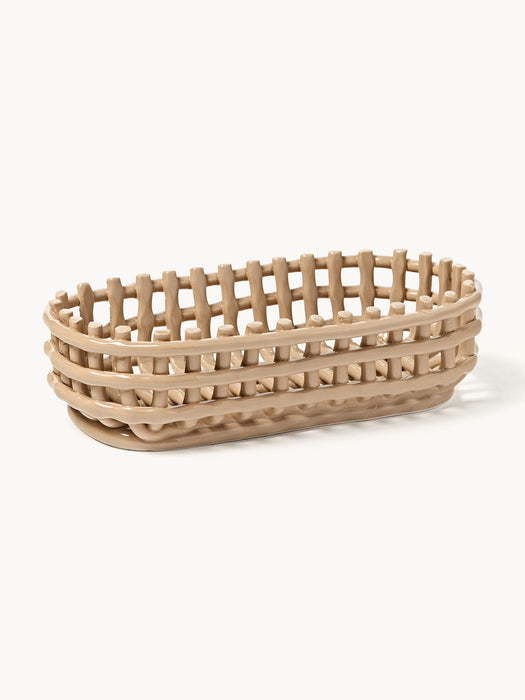 Handmade Ceramic Storage Basket Nalan