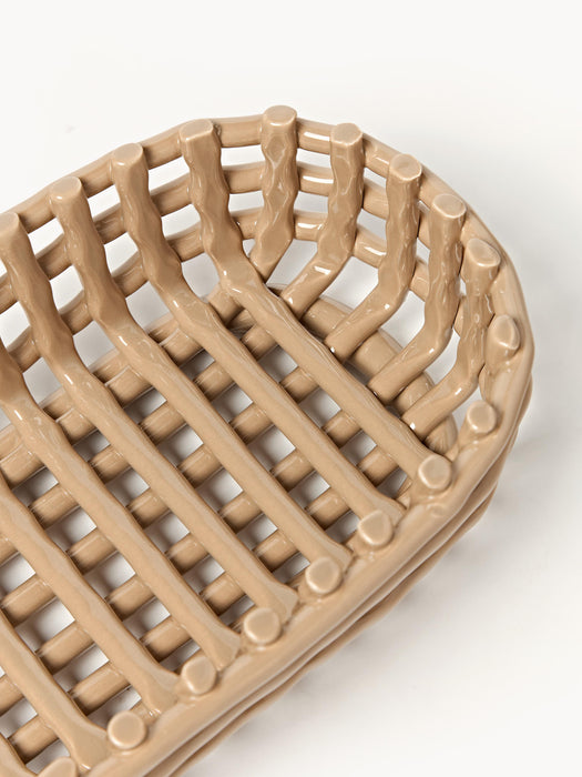 Handmade Ceramic Storage Basket Nalan