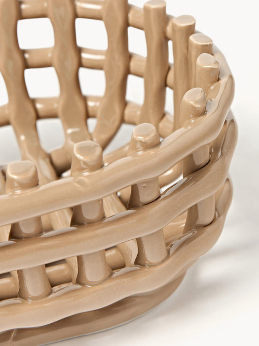 Nalan Handmade Ceramic Storage Basket