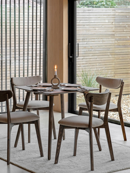 Wooden Dining Table Hatfield 77x77 cm