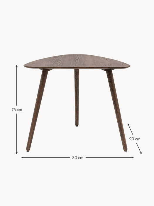 Wooden Dining Table Hatfield 80x90 cm