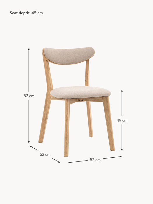 Upholstered Dining Chairs Hatfield Set of 2