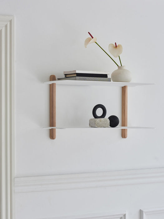 Nivo Oak Wood Wall Shelf