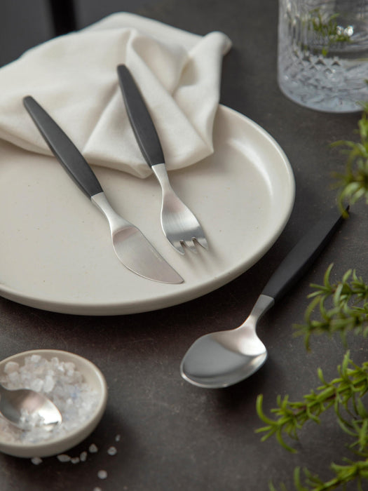 Focus de Luxe Brushed Cutlery Set, 4 people, Set of 12
