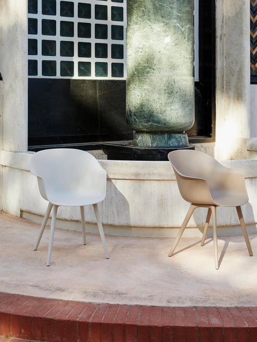 Garden Dining Chair Bat with Armrests