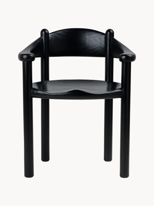 Pine Wood Dining Chair Daumiller with Armrests