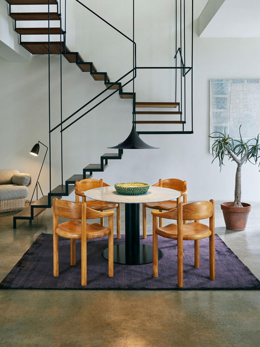 Pine Wood Dining Chair Daumiller with Armrests