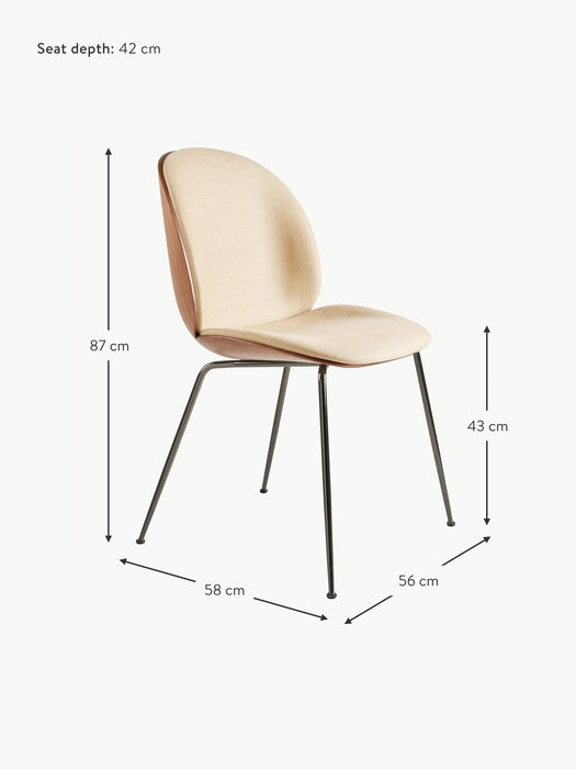 Upholstered Chair Beetle with Seat Shell