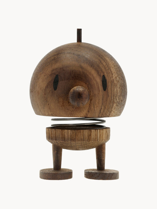 Oak Wood Decorative Object Bumble H 11 cm