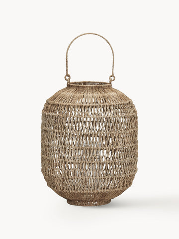 Handmade Jute Candle Holder Dive