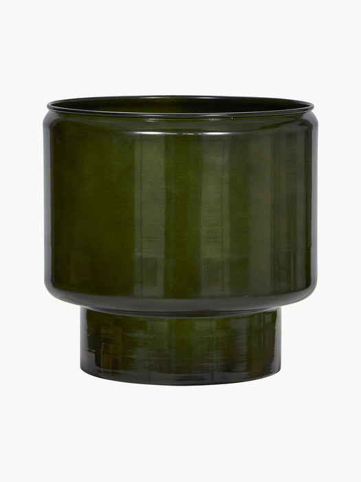 Hand-Painted Plant Pots Oasis Set of 2
