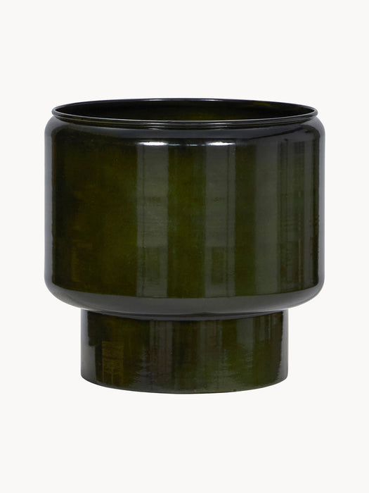 Hand-Painted Plant Pots Oasis Set of 2