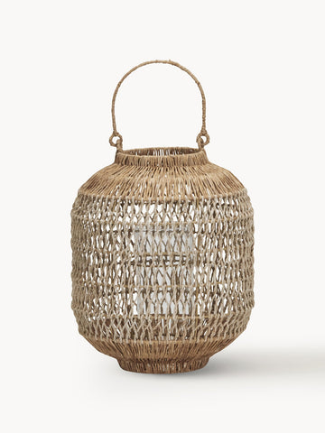 Handmade Jute Candle Holder Dive