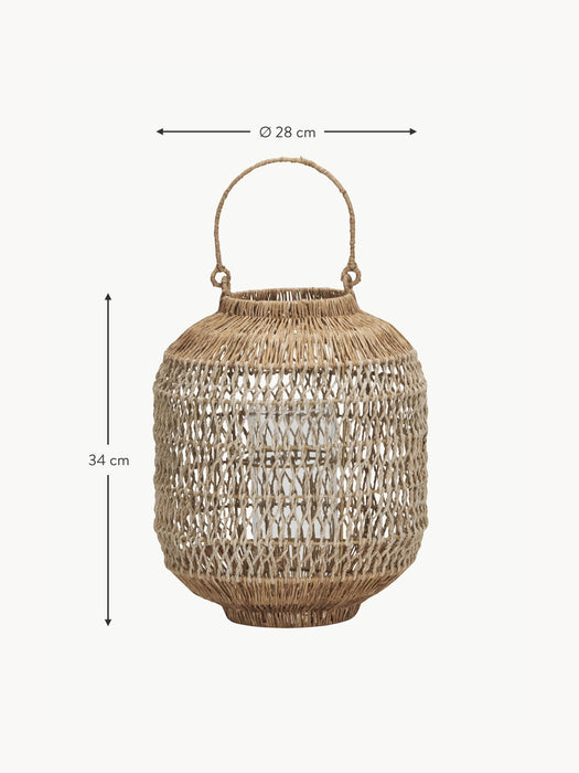 Handmade Jute Candle Holder Dive