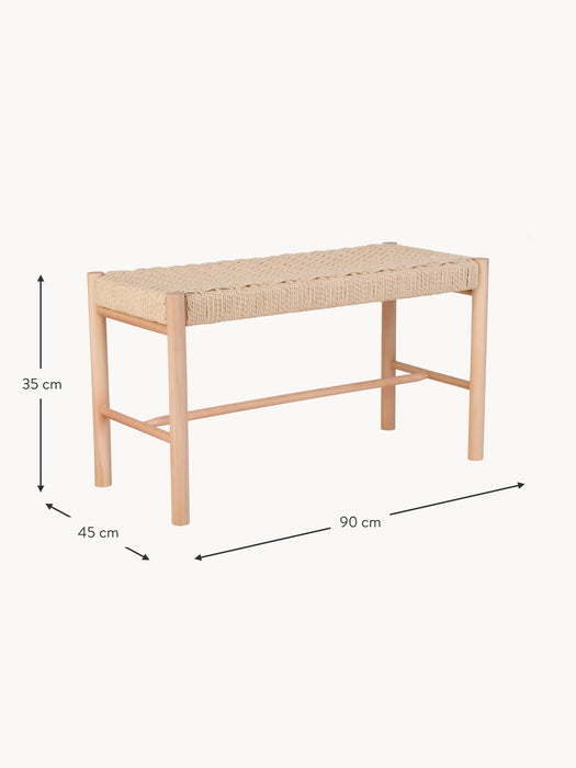 Poplar Wood Bench Abano