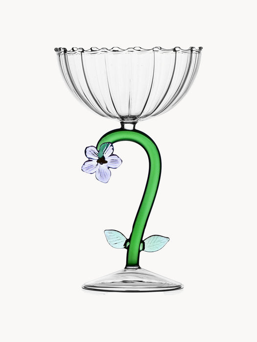 Botanica Handmade Borosilicate Champagne Coupe
