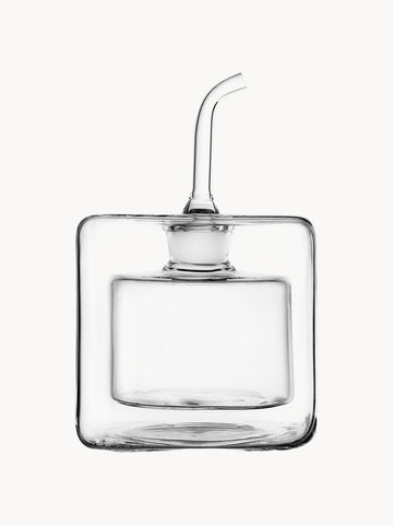 Cube Handmade Borosilicate Vinegar and Oil Bottle