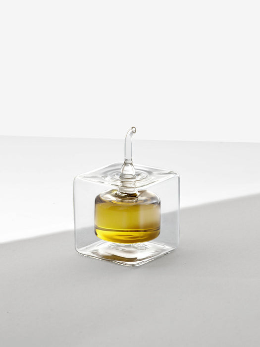 Cube Handmade Borosilicate Vinegar and Oil Bottle