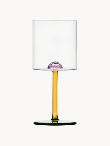 Dot Handmade Borosilicate Wine Glass