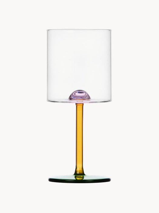 Dot Handmade Borosilicate Wine Glass
