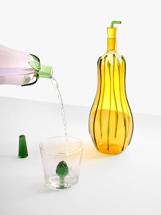 Vegetables Handmade Borosilicate Vinegar and Oil Bottle