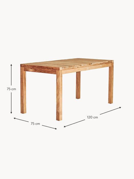 Teak Wood Garden Table Samoa Various Sizes