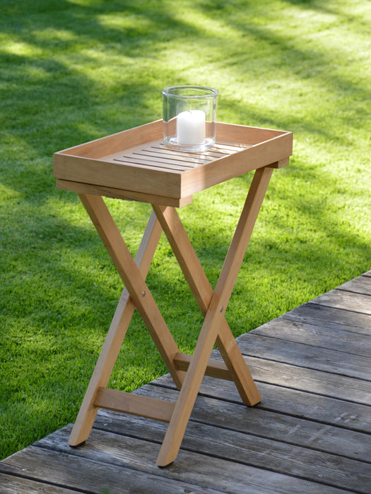 Folding Teak Wood Garden Side Table Chio