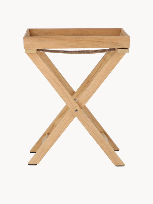 Folding Teak Wood Garden Side Table Chio