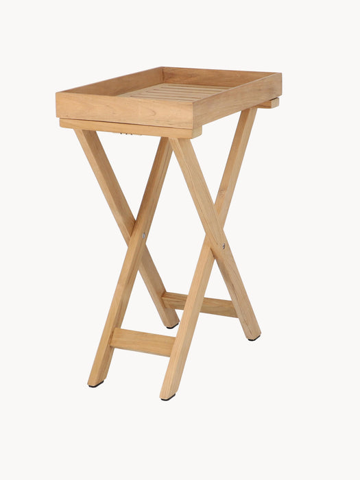 Folding Teak Wood Garden Side Table Chio