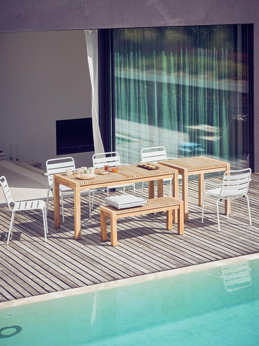 Teak Wood Garden Bench Samoa W 130 cm