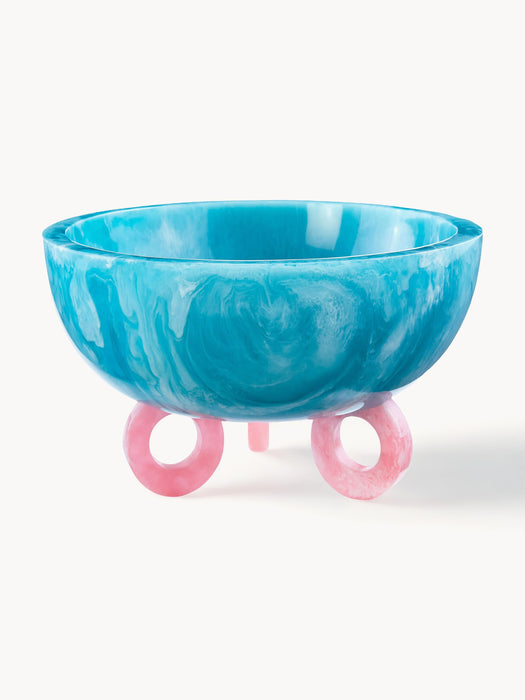 Handmade Marble Effect Decorative Bowl Como