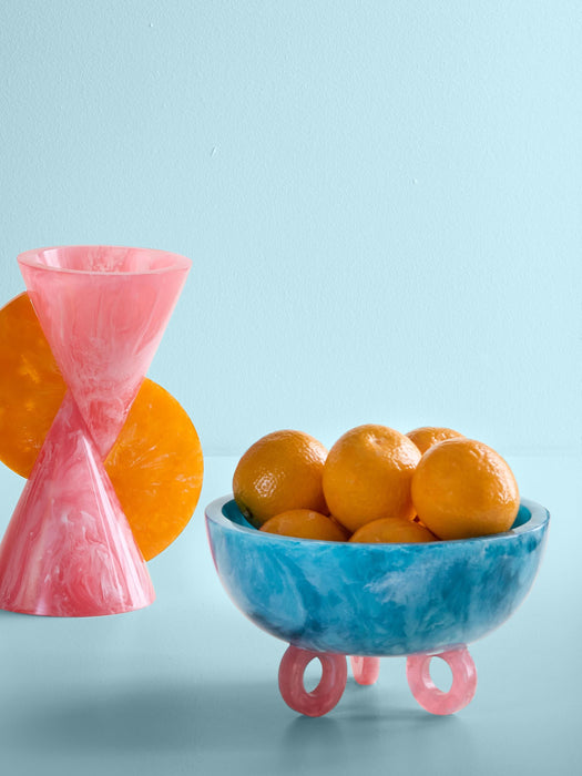 Handmade Marble Effect Decorative Bowl Como