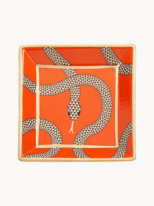 Decorative Porcelain Tray Eden with Gold
