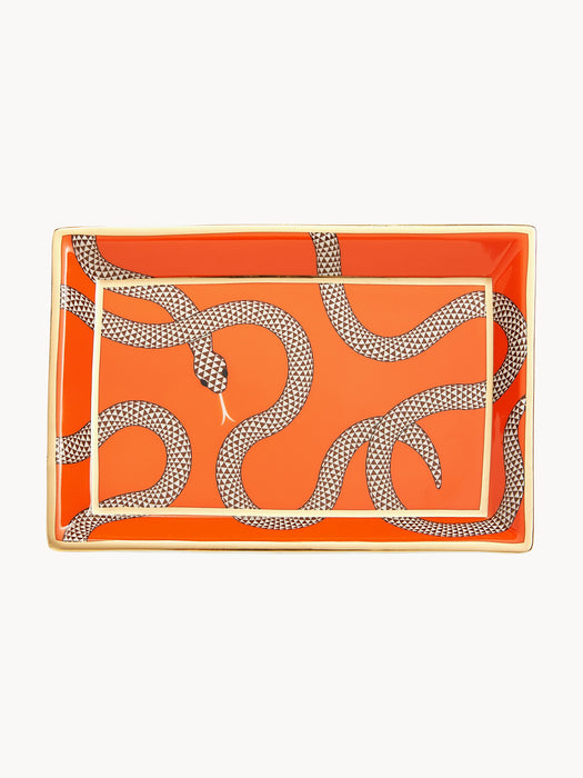 Decorative Tray Eden with Gold Accents