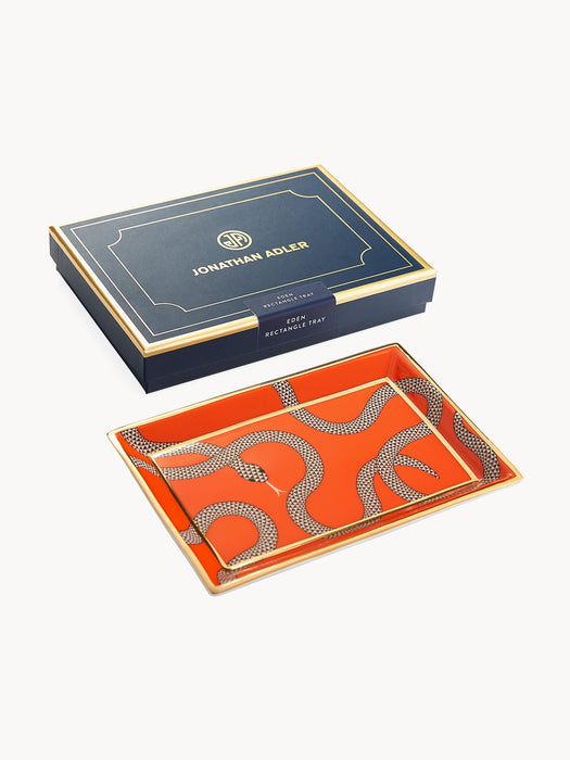 Decorative Tray Eden with Gold Accents