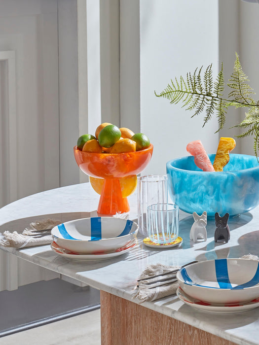 Handmade Marble Effect Decorative Bowl Como