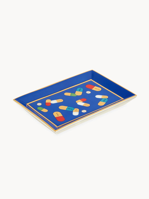 Decorative Tray Full Dose with Gold Accents