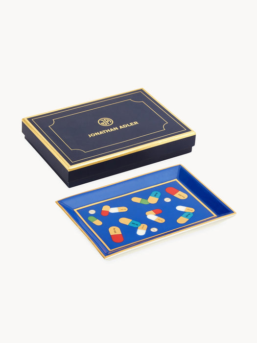 Decorative Tray Full Dose with Gold Accents