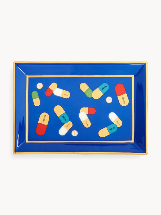 Decorative Tray Full Dose with Gold Accents