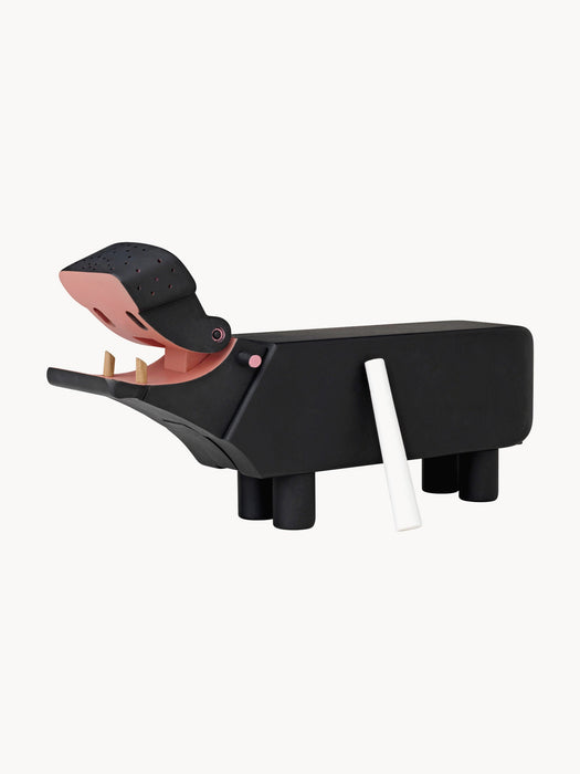 Beech Wood Decorative Object Hippo