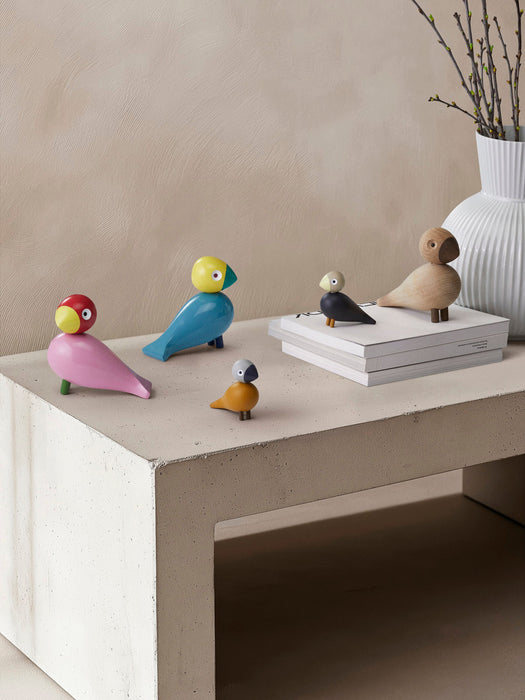 Beech Wood Decorative Object Songbird Ruth