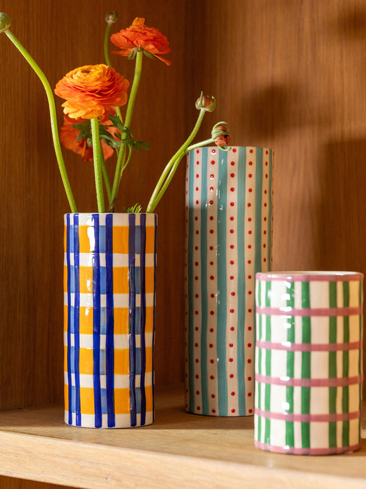 Handmade Porcelain Vase Clash, H 13 cm