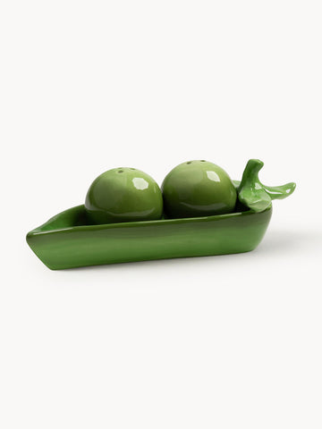 Dolomite Salt and Pepper Shakers Pea, Set of 3