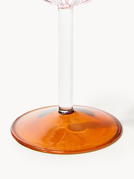 Handmade Borosilicate Wine Glasses Eve, Set of 2