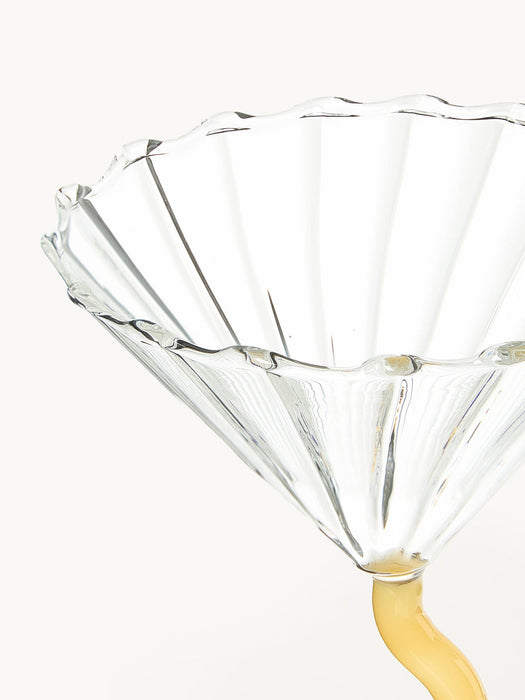 Borosilicate Martini Glasses Curve, Set of 2
