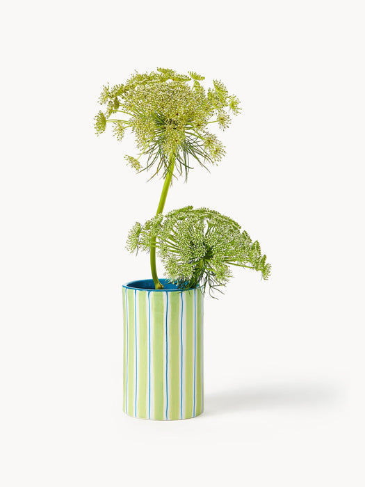 Hand-Painted Porcelain Vase Ray, H 13 cm
