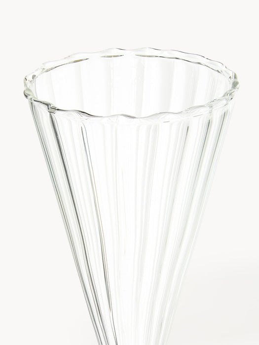 Handmade Champagne Glasses Curve, Set of 2