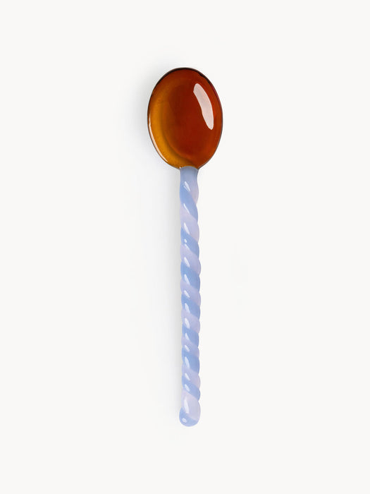 Handmade Borosilicate Spoons Duet, Set of 4