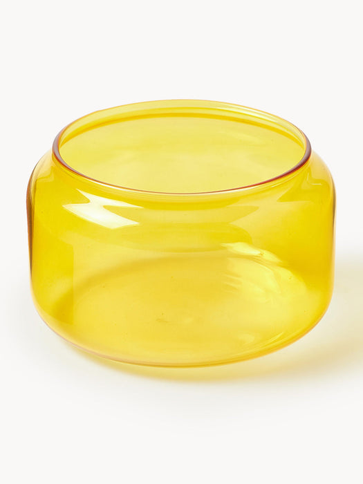 Handmade Borosilicate Storage Jar Puffy